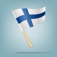 Flag of Finland vector illustration N12