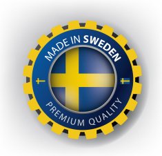Made in Sweden Swedish seal Flag (Vector) N4