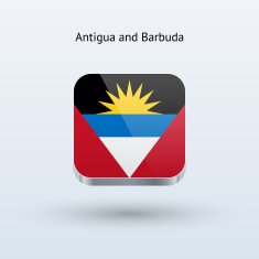 Antigua and Barbuda flag icon N3