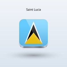 Saint Lucia flag icon N3
