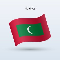 Maldives flag N15