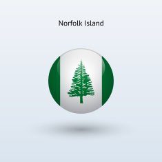 Round flag of Norfolk Island