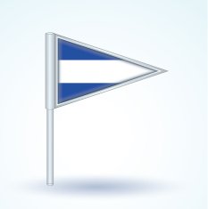 Flag of El Salvador vector illustration N9