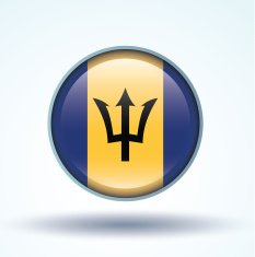 Flag of Barbados vector illustration N11