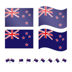 New Zealand Flags