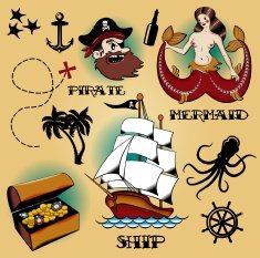 Pirate pattern N7