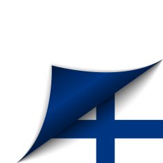 Finland Country Flag Turning Page N3