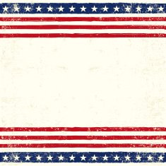 American square card