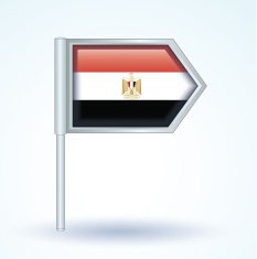 Flag of Egypt vector illustration N11