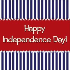 Happy Independence Day card in vector format N7