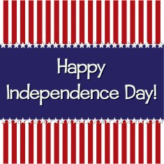 Happy Independence Day card in vector format N8