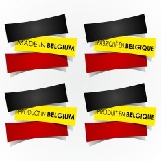Made In Belgium Badges