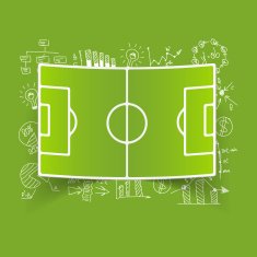 Drawing business formulas playing field N21