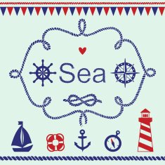 Set of sea icons