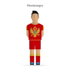 Montenegro football player Soccer uniform