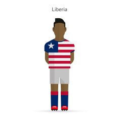 Liberia football player Soccer uniform