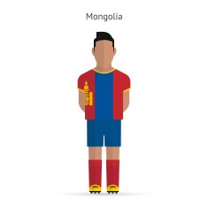 Mongolia football player Soccer uniform
