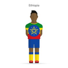 Ethiopia football player Soccer uniform
