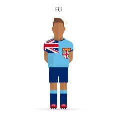 Fiji football player Soccer uniform
