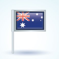 Flag of Australia vector illustration N10