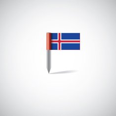 iceland flag pin