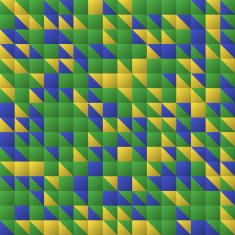 Seamless Background in Brazil Flag Concept