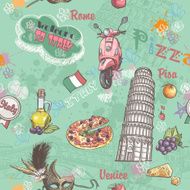 Italy food architecture and various subjects in italy