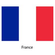 Flag of the country franse Vector illustration