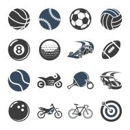 Sport vector icons for web and mobile