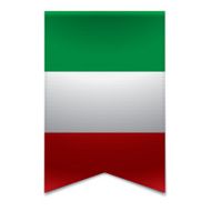Ribbon banner - italian flag