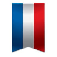 Ribbon banner - croatian flag