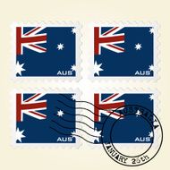 Australian Flag Stamps