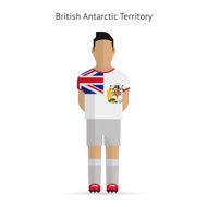 British Antarctic Territory football player Soccer uniform