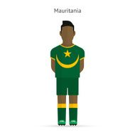 Mauritania football player Soccer uniform