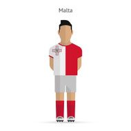 Malta football player Soccer uniform