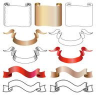 banner and scroll set N2