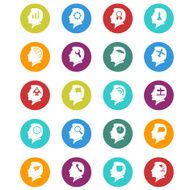 Head icons set N2