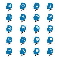 Head icons set N3