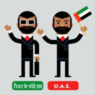 InfoGraphic UAE Business man