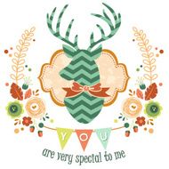 Retro Deer