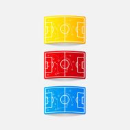 realistic design element playing field N28