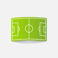 realistic design element playing field N29