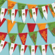 mexican bunting decoration