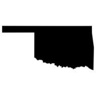 Map of the U S state Oklahoma N2