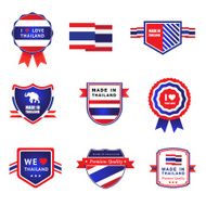 made in thailand label sticker symbol