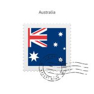 Australia Flag Postage Stamp
