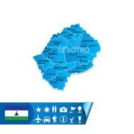Lesotho map
