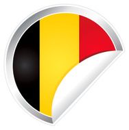 Belgian Flag Sticker