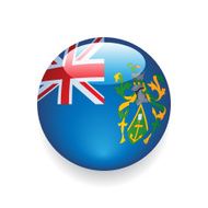 World Flag Button Pitcairn Island