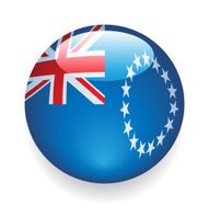 World Flag Button Cook Islands